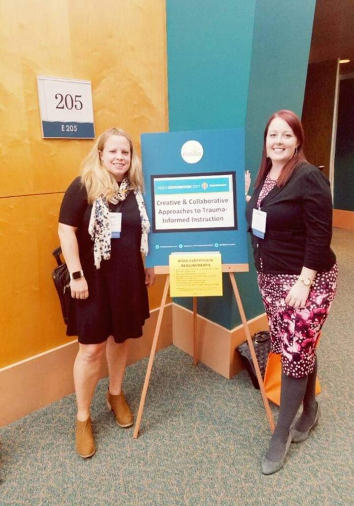 Laura at the MSEA Conference